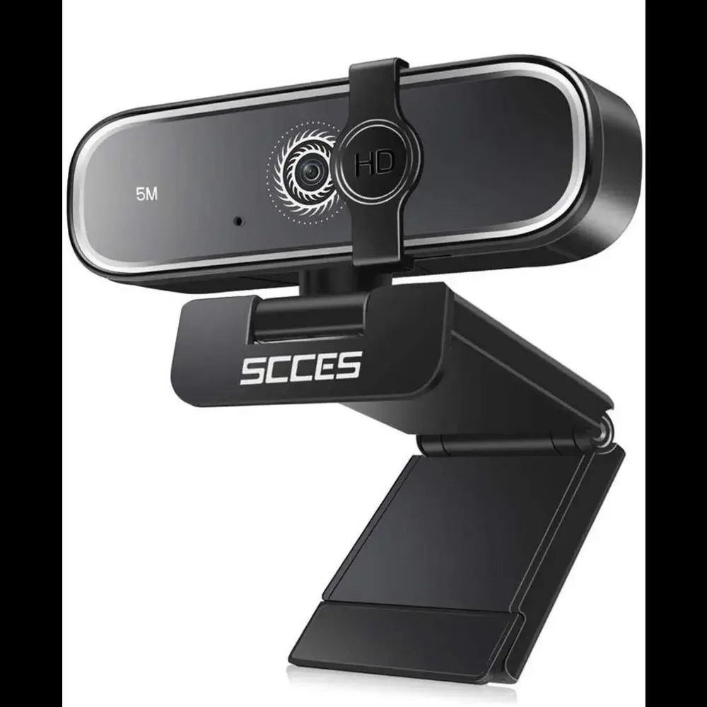 SCCES QHD Webcam, AutoFocus 2K Streaming USB Web Camera with Stereo Microphone